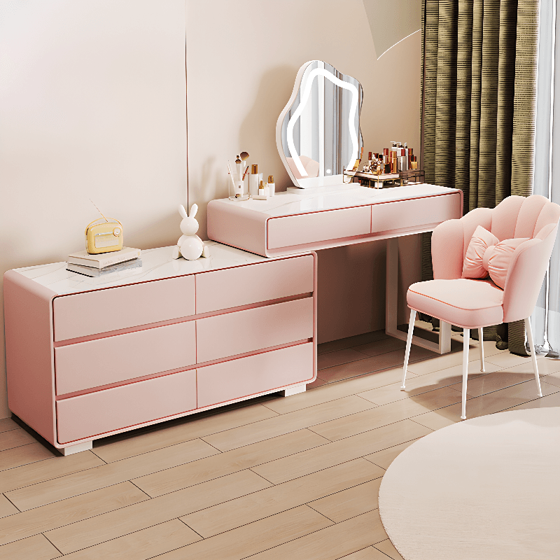 Scalable Push-Pull Vanity Set, Lighting System, Adjustable Touch & Adjustable Brightness, Peony - image 4