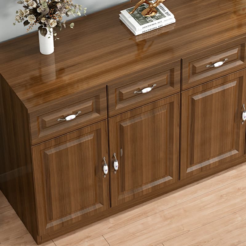 Modern Wood Cabinets Buffets & Sideboards 31.5 inches Width Non-Adjustable Drawers Included - image 9