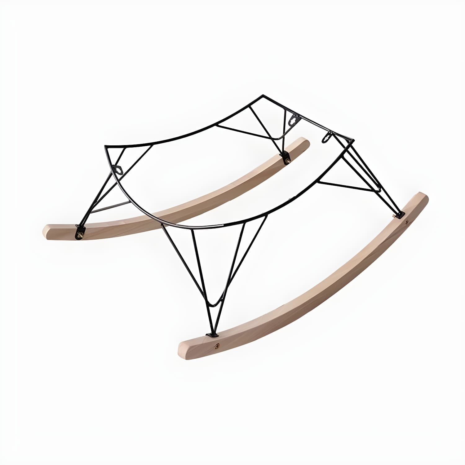 Modern Rocking Chair Upholstered Button-Tufted Glider for Living Room - image 13