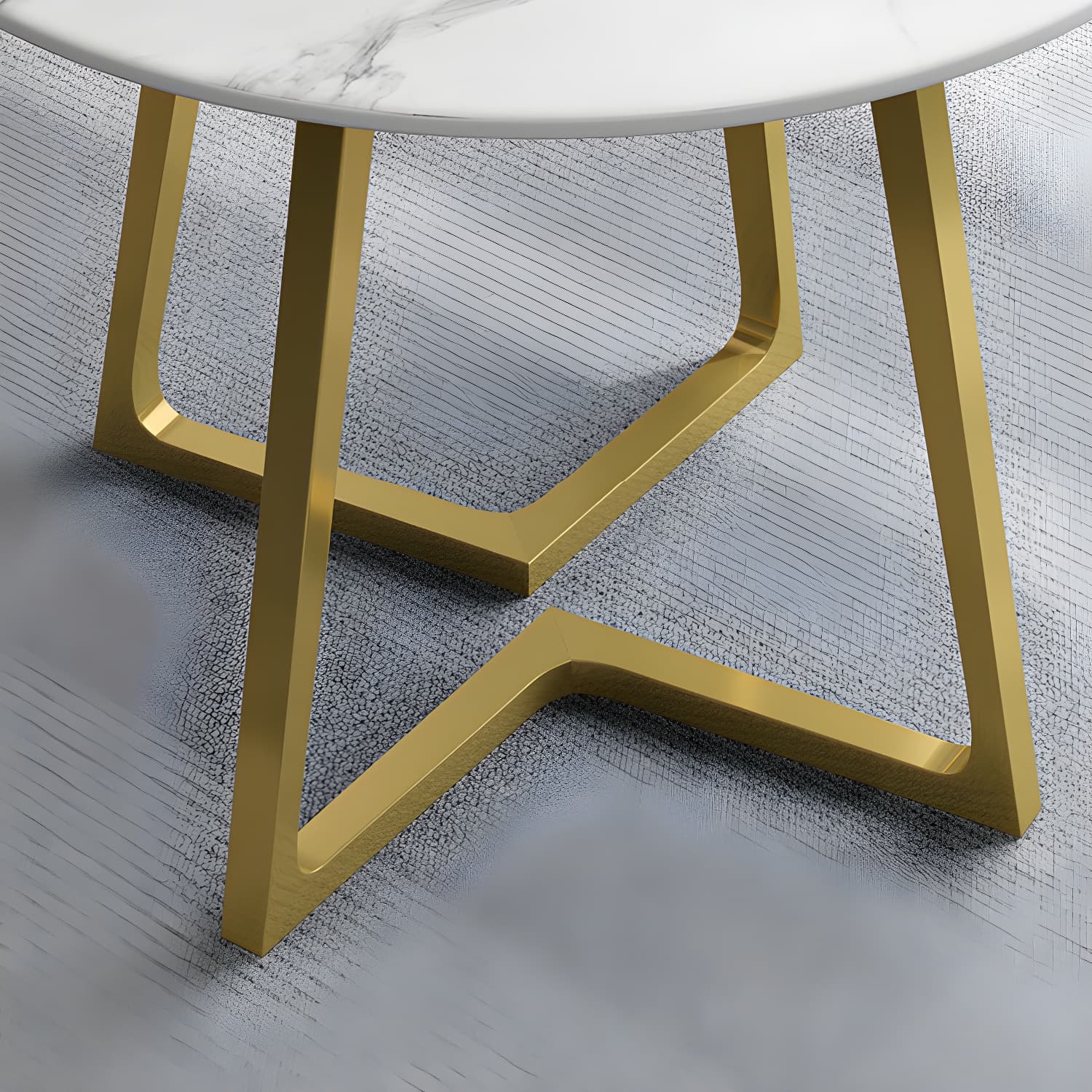 Contemporary Round Dining Table Sintered Stone Dining Table for Dining Room - image 9