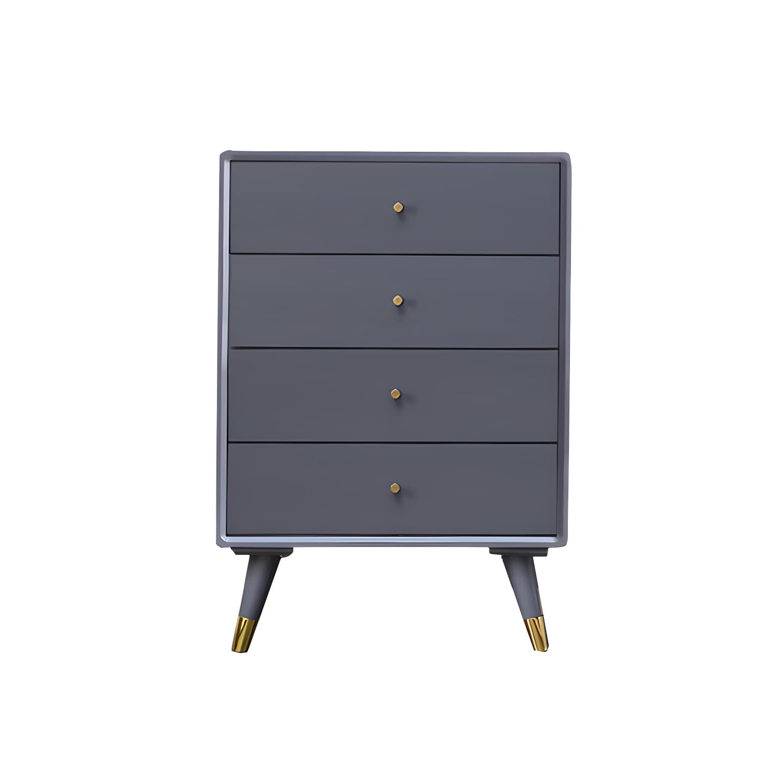 Solid Wood Accent Chest Mid Century Drawers Included Cabinet - image 9