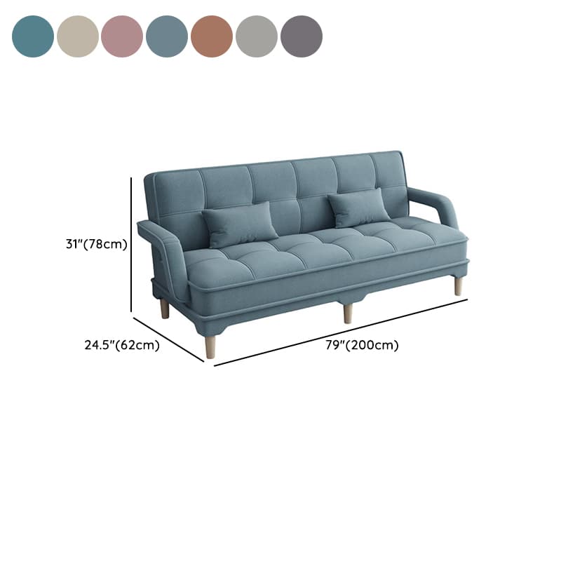 Tear Resistant Standard Sofa in Gray/Light Blue/Amber Color with Arm - image 20