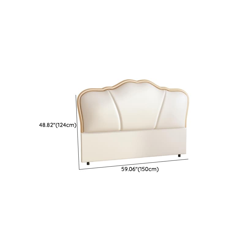 Minimalist Free-standing Standard King(76"W x 80"L)/Queen(60"W x 80"L)/Full(54"W x 75"L) Panel Camelback No Distressing With Legs in Timber - image 21