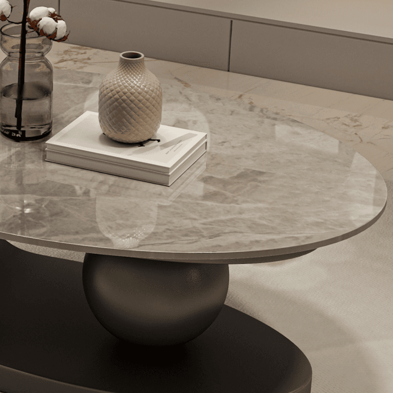 Nested Elliptical Board Game Coffee Table for Indoor Use - image 5