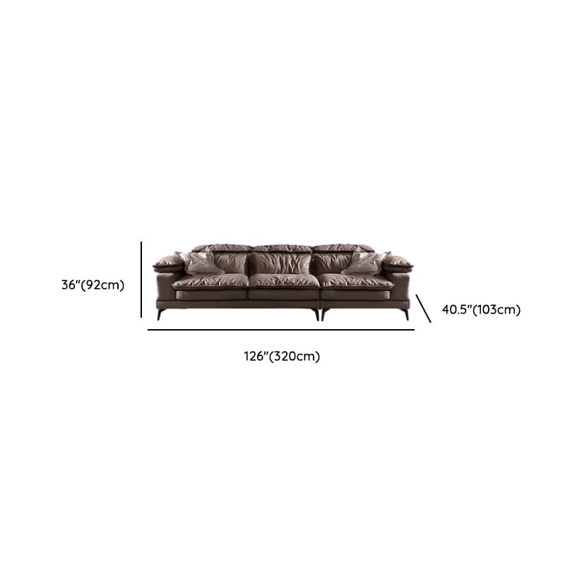 Cocoa Straight/L-Shape Horizontal/Left Hand Facing Sofa Couch/Sofa Recliner in a Contemporary Style - image 10