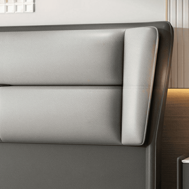No Distressing Standard（36-55“） Free-standing Standard Full(54"W x 75"L) Rectangle Wingback Headboard, Wood Frame and Sponge Filing Included - image 11