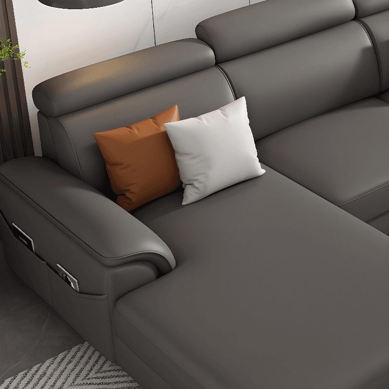 L-Shape/Straight Left/Horizontal Sofa Recliner/Sofa Couch with Pine Wood Frame - image 8