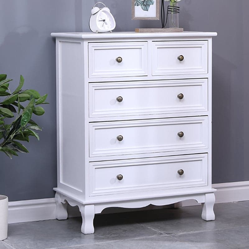 Modern Wooden Bachelor Chest with Vertical Drawers with Drawers - image 3