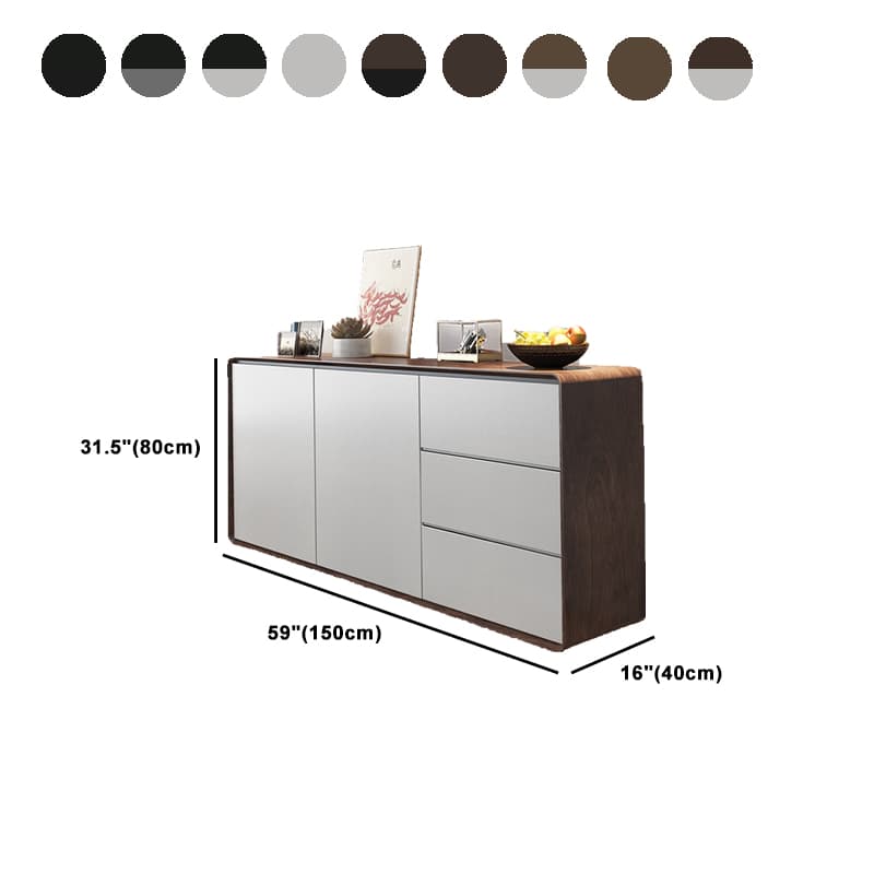 Self-supporting Flooring Counterboard Sideboard with Five Internal Shelves & Culinary Equipment Storage Galley - image 17
