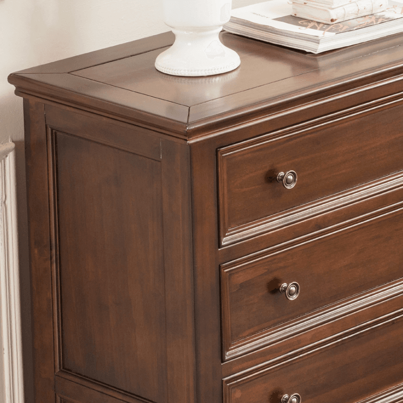 Cocoa Retro Ash Wood Double Dresser/Lingerie Chest/Bachelor Chest with 9/7/8 Drawers in Horizontal/Vertical Orientation - image 4