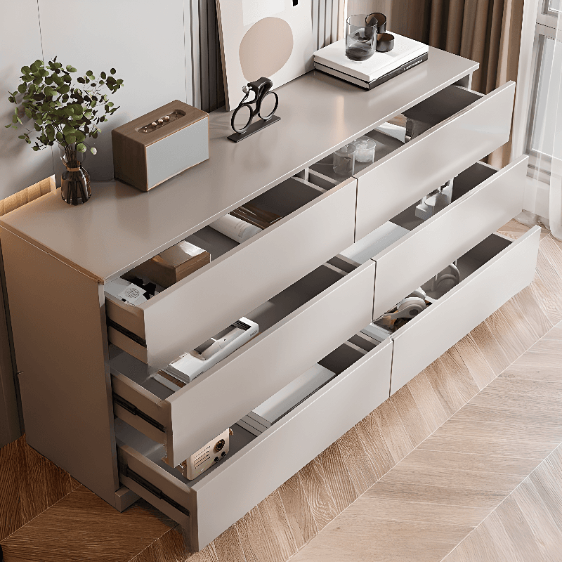 Minimalist Hardwood Horizontal Console Dresser - image 4