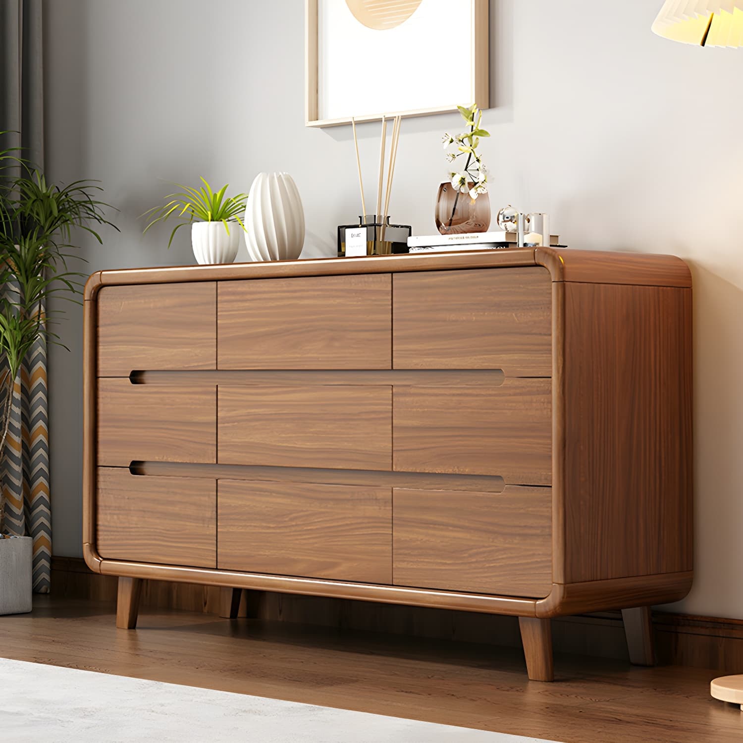 Traditional Wood Dressers with Drawers and Soft Close Glides - image 6