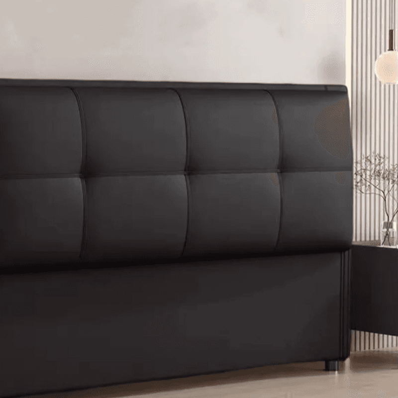 Simplistic Style Panel Headboard with No Distressing, Piled Tufted Rectangular Design for Twin/Queen/Full Bed, Featuring Sponge Upholstery and Standard Height - image 9