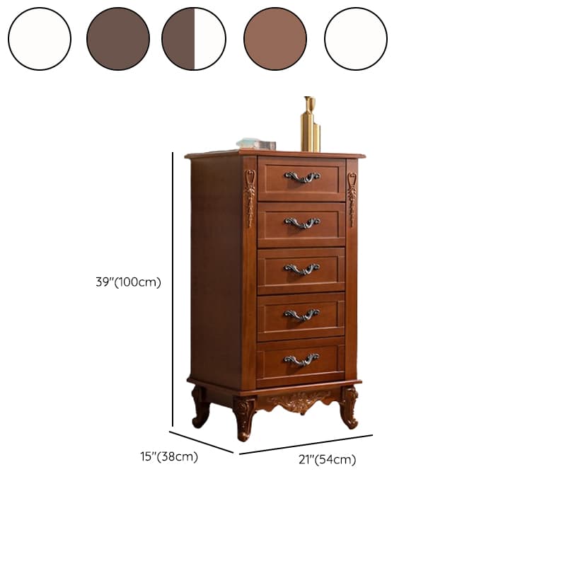 Victorian Style Detached Decorative Cabinet for Sitting Room, Rainproof with 4-6 Drawers and Cabriole Leg - image 15
