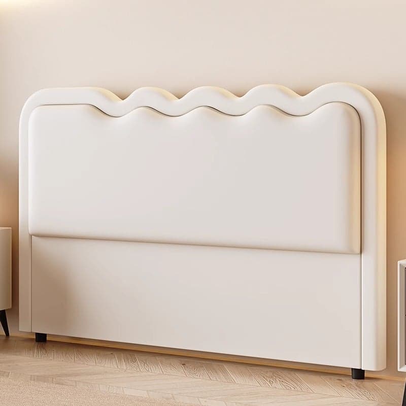 Art Deco Style Panel Headboard in Timber with No Distressing for Queen/Full/Twin XL Bed, Featuring Sponge Upholstery Fill and Free-standing Standard Height - image 8