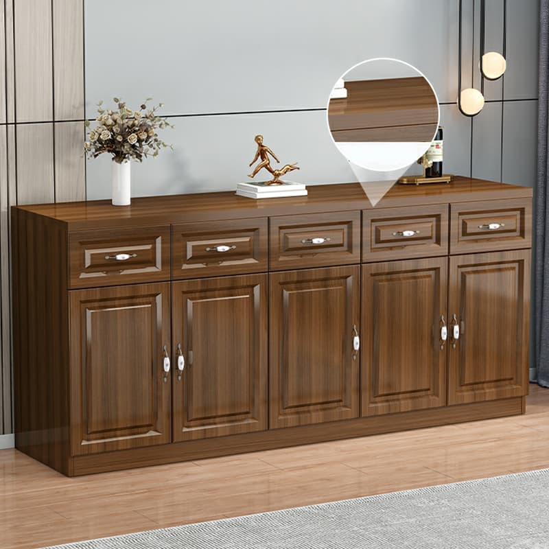 Modern Wood Cabinets Buffets & Sideboards 31.5 inches Width Non-Adjustable Drawers Included - image 4