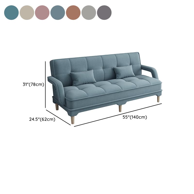 Tear Resistant Standard Sofa in Gray/Light Blue/Amber Color with Arm - image 18