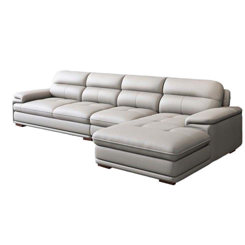 Versatile Straight/L-Shape White Sofa/Sofa Recliner with Horizontal/Right Hand Facing Orientation - image 5