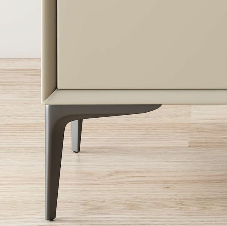 Trendy Multi Color Pu Drawer Storage Nightstand with 2 Drawers & Leg - image 12
