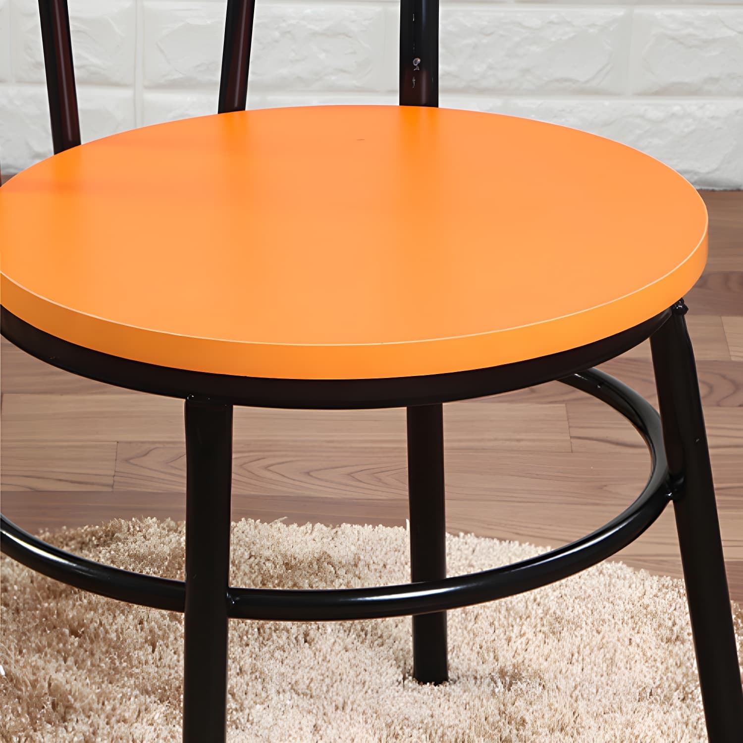 Contemporary Metal Dining Room Chairs Open Back Dining Armless Chair for Home Use - image 17