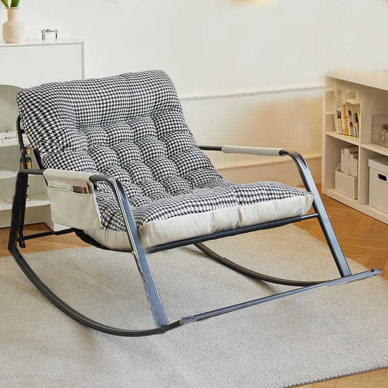Stylish Tufted Upholstered Rocking Chair - Modern Design for a Comfy Home - image 6