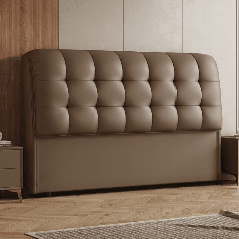 Simplistic Style Panel Headboard with No Distressing, Piled Tufted Rectangular Design for Queen/Full/Twin XL Bed, Featuring Sponge Upholstery and Standard Height - image 3