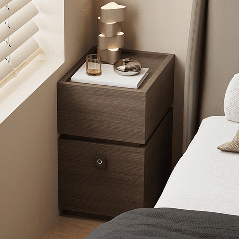 Organic Modern Nightstand With Drawer Organization featuring 2 Drawers and Composite Wood Countertop - image 10