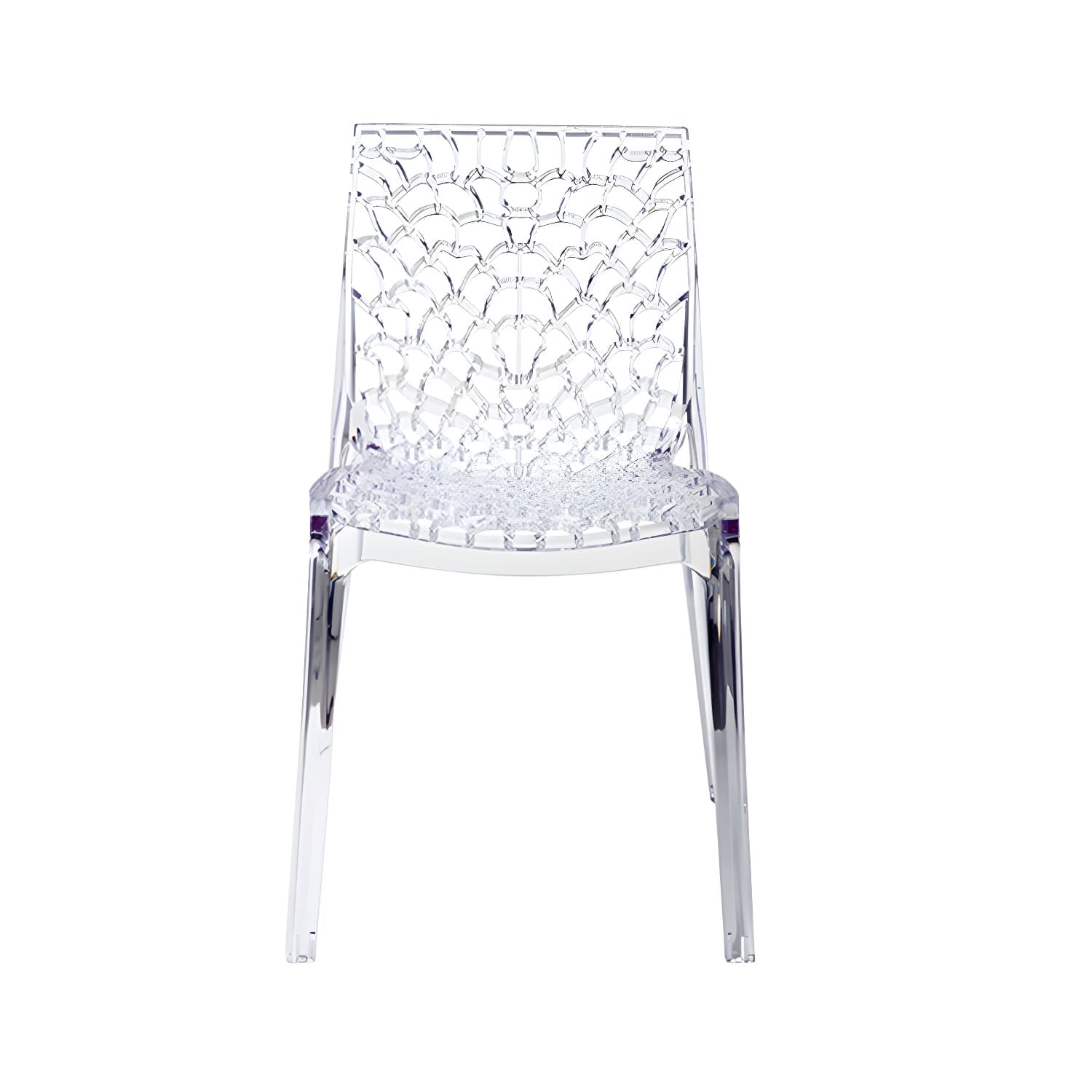 Scandinavian Style Plastic Side Chair with Armless Design Suitable for Kitchen & Dining - image 14