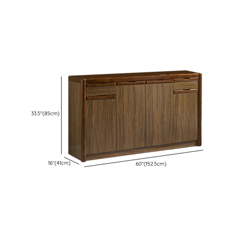 Vintage Style Wood Buffet Sideboard with Cabinets and Drawers - image 27