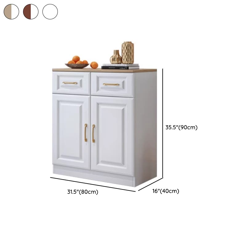 Standard/Narrow Sideboard in Timber with Drawers, 5 Doors/3 Doors/2 Doors, 2 Shelves/3 Shelves/One Internal Shelf and 5 Drawers/4 Drawers/3 Drawers in a Trendy Style - image 12