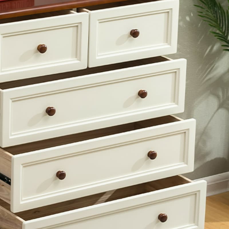 Solid Wood Countertop Storage Chest Traditional Style with Drawers - image 15