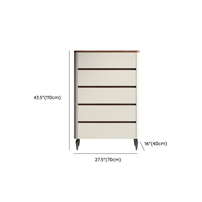 Off-White Simplistic Composite Wood Double Dresser/Bachelor Chest/Lingerie Chest with 8/6/3 Drawers in Horizontal/Vertical Orientation - image 15