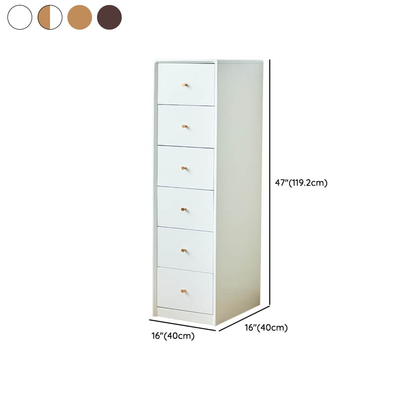 Minimalist Natural Wood Bachelor Chest with 6 Drawers, Vertical Orientation - image 26