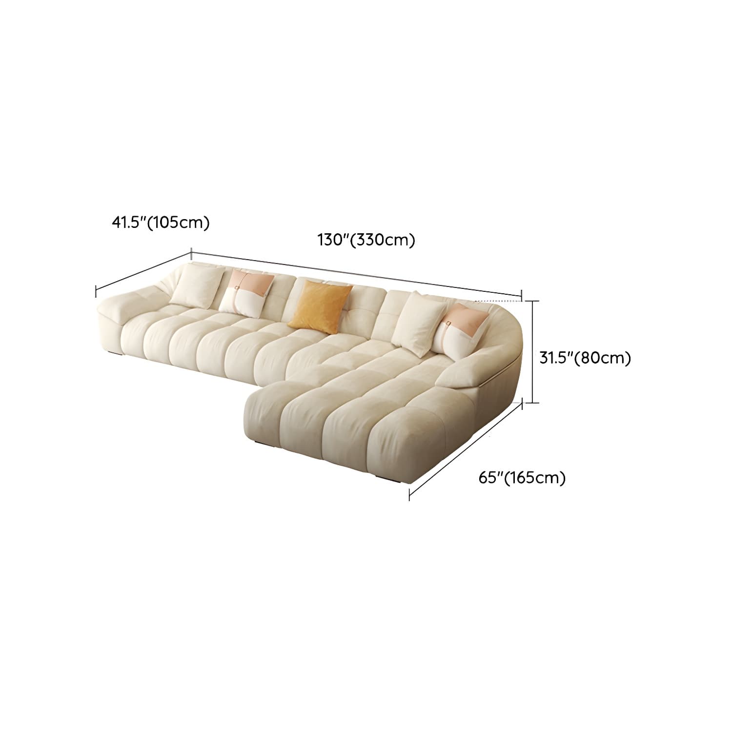 Comfortable Polyester Blend Showcase Sectional Sofa for Contemporary Home Decor - image 22