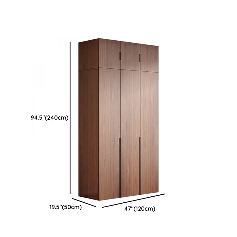 Sepia Minimalist Lumber Independent Cabinet Armoire with Soft Close Door, Interior Shelves, and Hanging Rod - image 14
