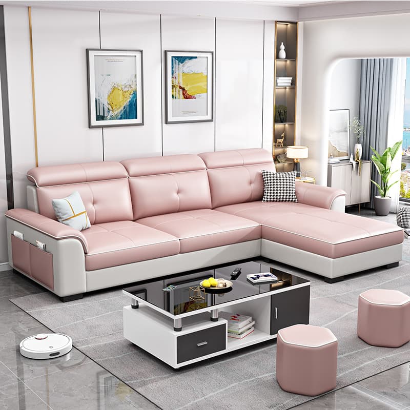 Modern Comfortable Tech Cloth Upholstery 7-Piece Sectional Sofa Set for Style-Loving Women - image 16