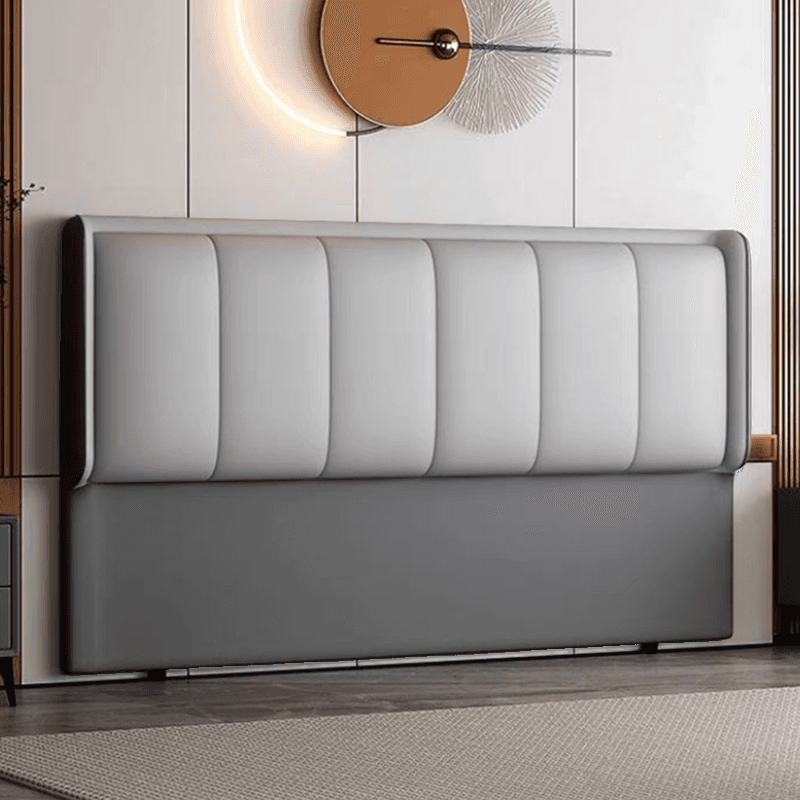 Simplistic Wingback Headboard in Lumber with No Distressing, Rectangular Shape for King/Queen/Full Bed, Featuring Sponge Upholstery Fill and Standard Height - image 3