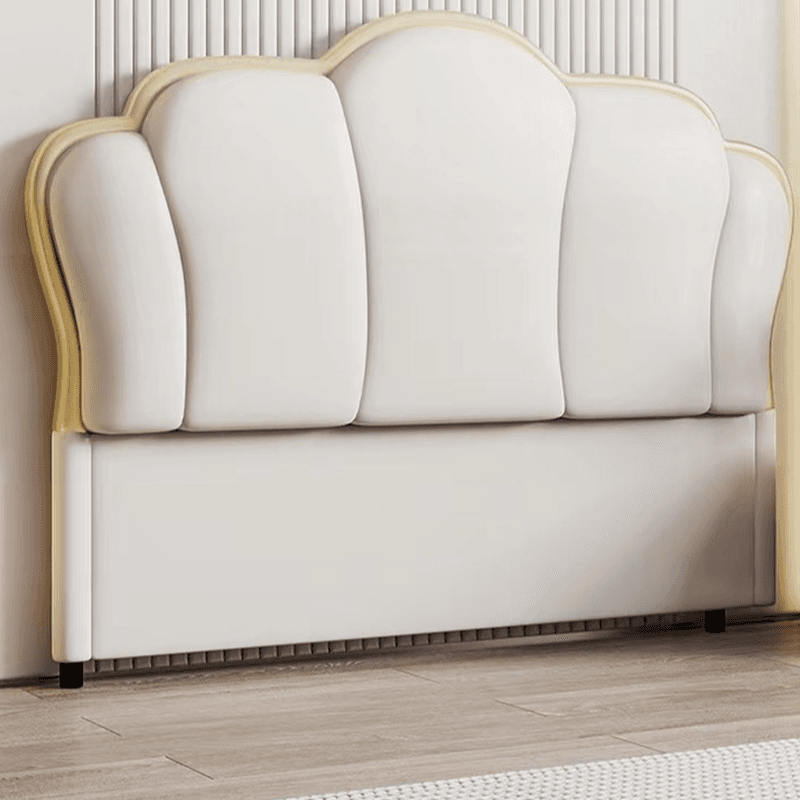 Art Deco Style Panel Headboard in Timber with No Distressing for King/Queen/Full Bed, Featuring Sponge Upholstery and Free-standing Standard Height - image 8