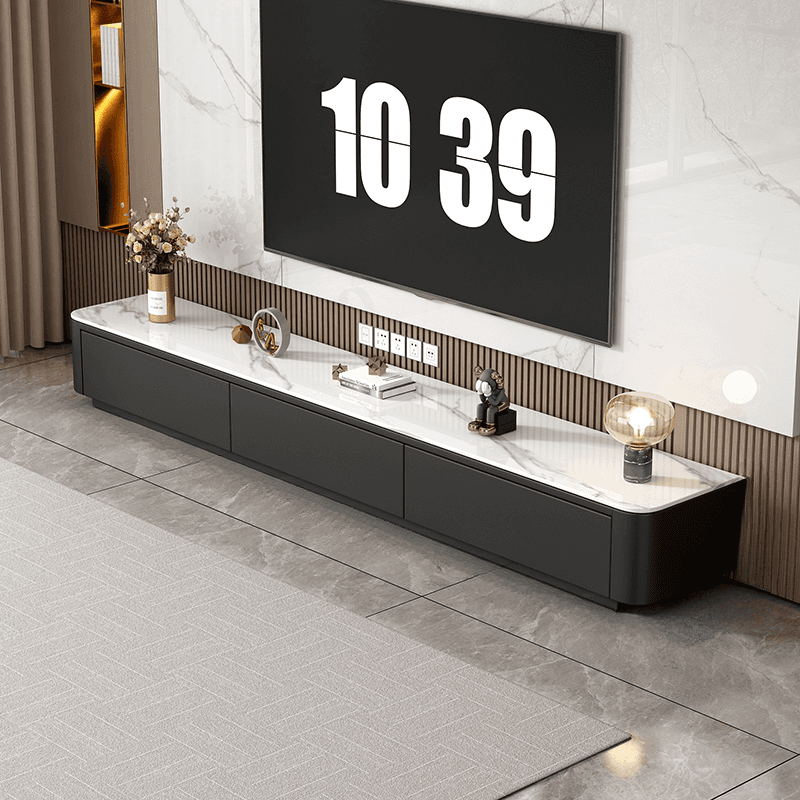 Modern Stone TV Stand with 4 Drawers/3 Drawers/6-Drawer and Cable Management - image 3