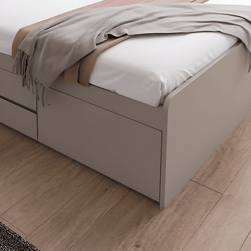 Cream Solid Color Storage Included for Bedroom - image 6