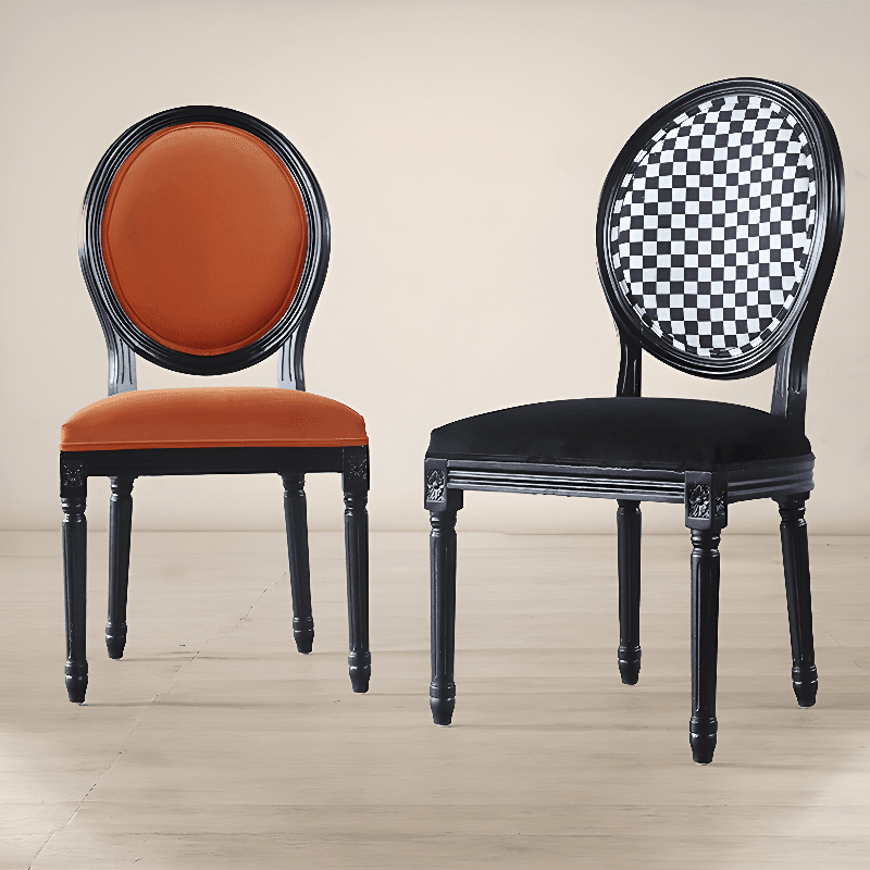 Victorian Style Side Chair with King Louis Back and Bordered Frame, Balanced Stability - image 20