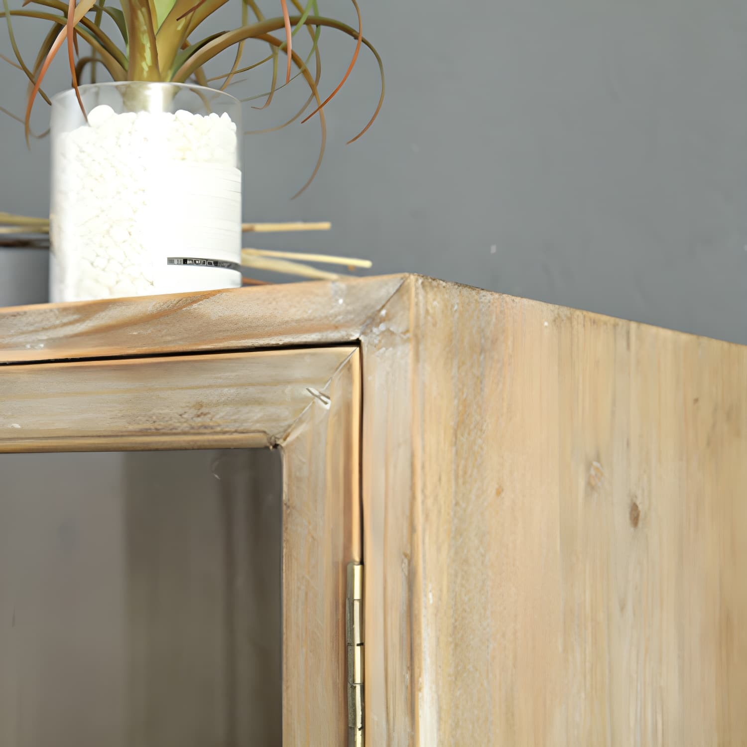 Solid Wood Accent Cabinet Industrial Stain Resistant Cabinet - image 8
