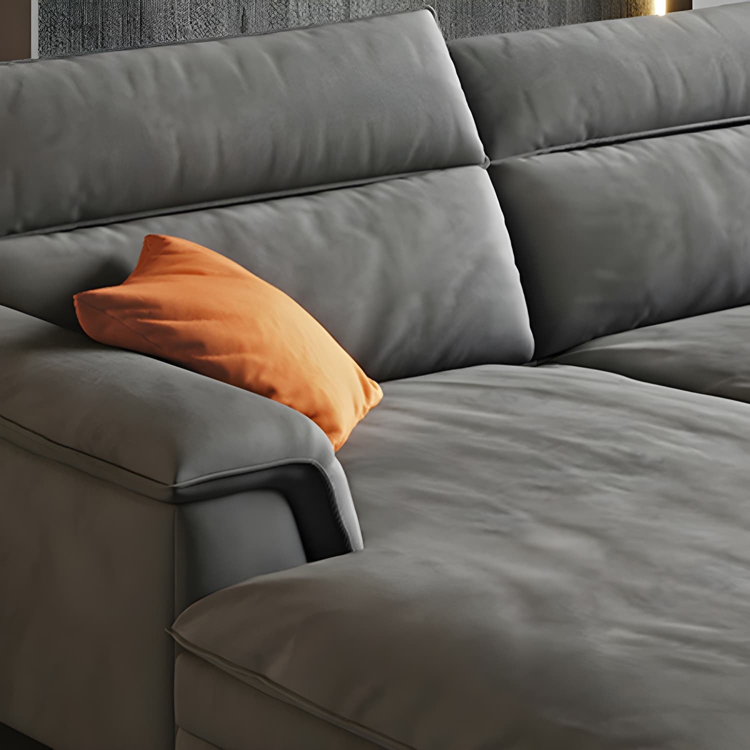 Tech Flannel Upholstered Modular Sectional Sofa in Assorted Colors - image 12