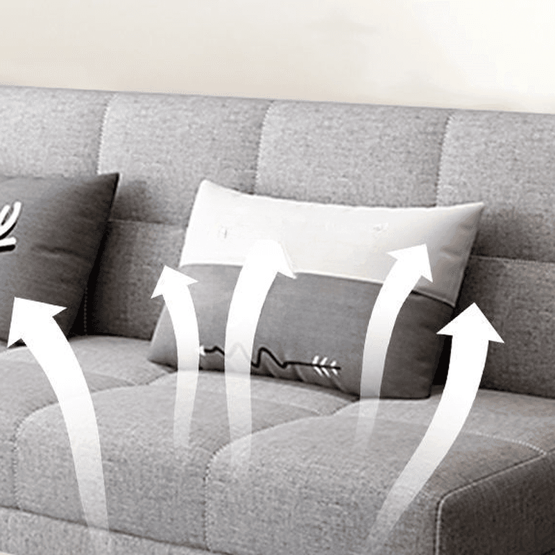 Tear Resistant Sofa Couch/Loveseat with Cotton Upholstery in Grey/Eggplant/Cerulean - image 16