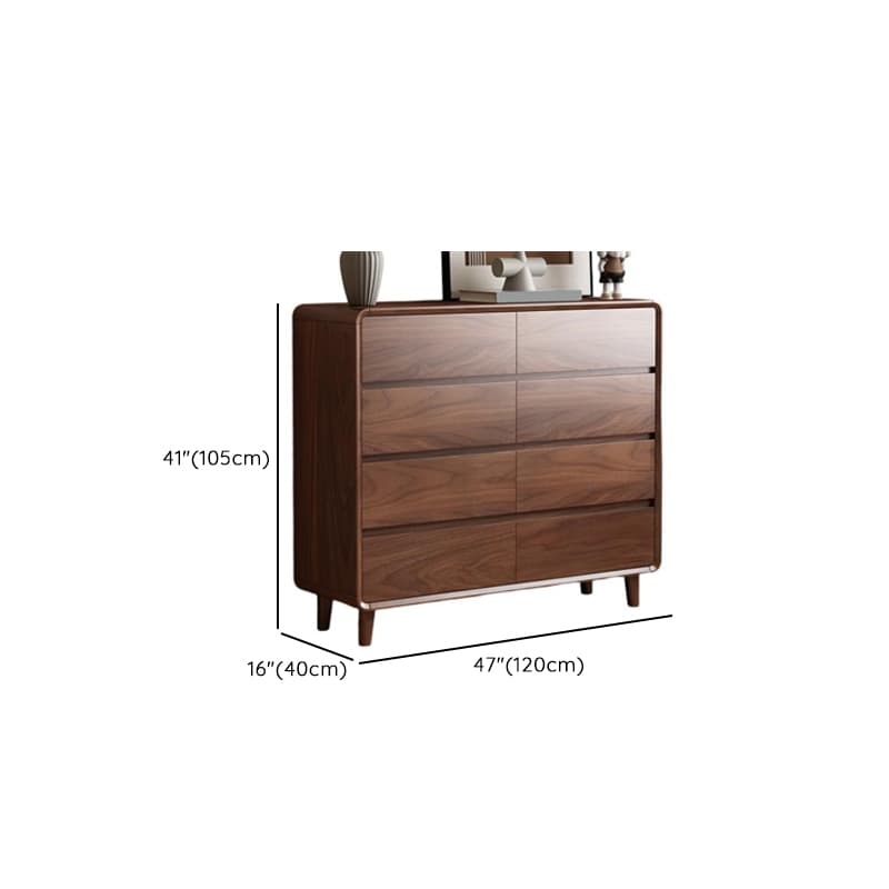 Trendy Sepia Bleached Wood Horizontal/Vertical Console Dresser/Semainier with 9 Drawers/5 Drawers/6 Drawers - image 8
