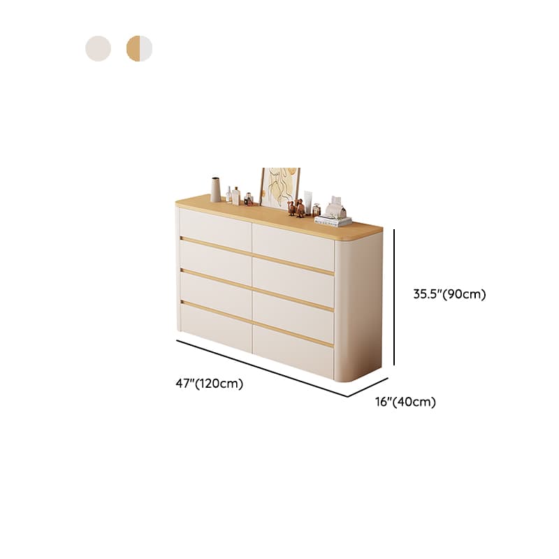 Casual Composite Wood Console Dresser/Bachelor Chest with 8/6/4 Drawers in Horizontal/Vertical Orientation - image 19