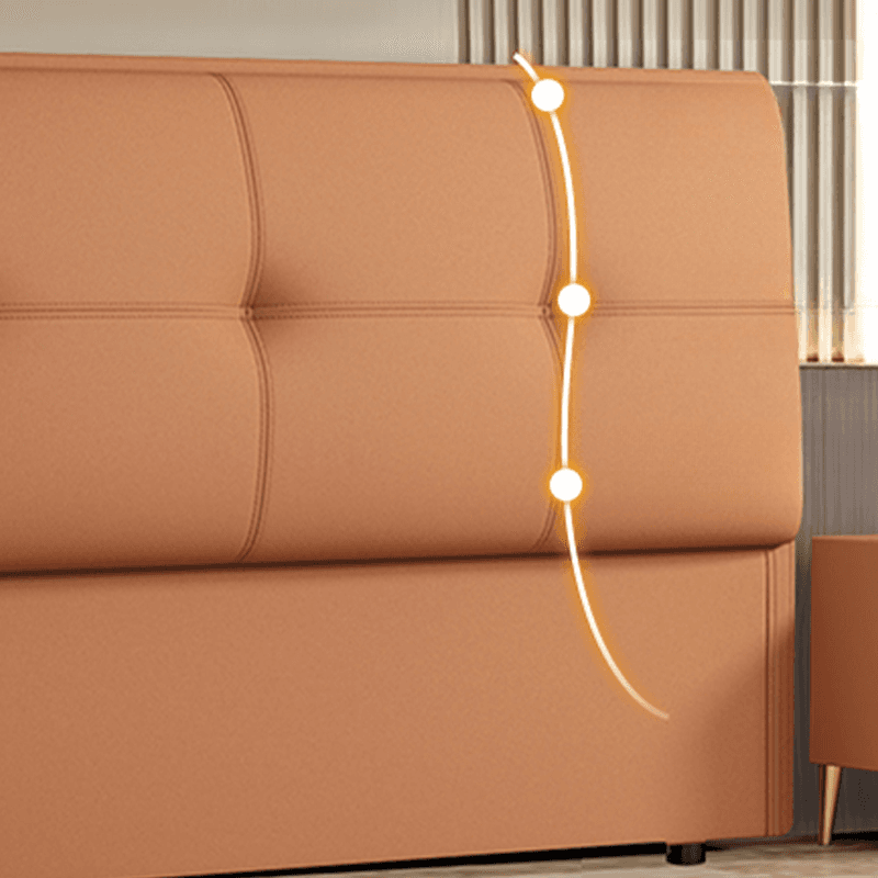 Simplistic Style Panel Headboard with No Distressing, Piled Tufted Rectangular Shape for Queen/Twin/Full Bed, Featuring Sponge Upholstery and Standard Height - image 8