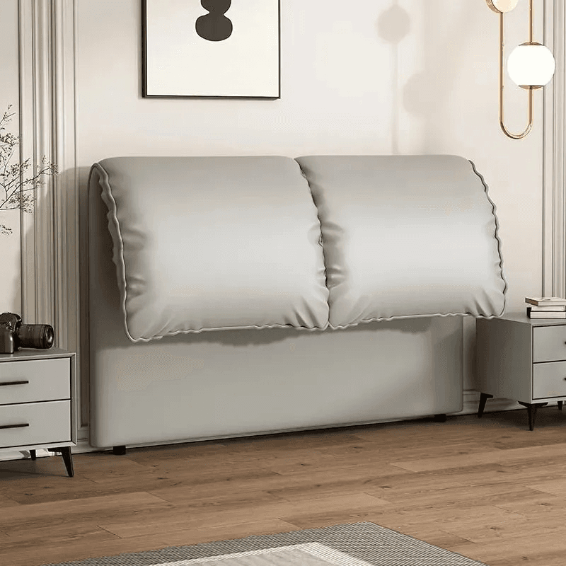 Art Deco Style Panel Headboard in Pine Wood with No Distressing, Rectangle Shape for Full/Queen/Twin XL Bed, Cotton Upholstery, Standard Height - image 7