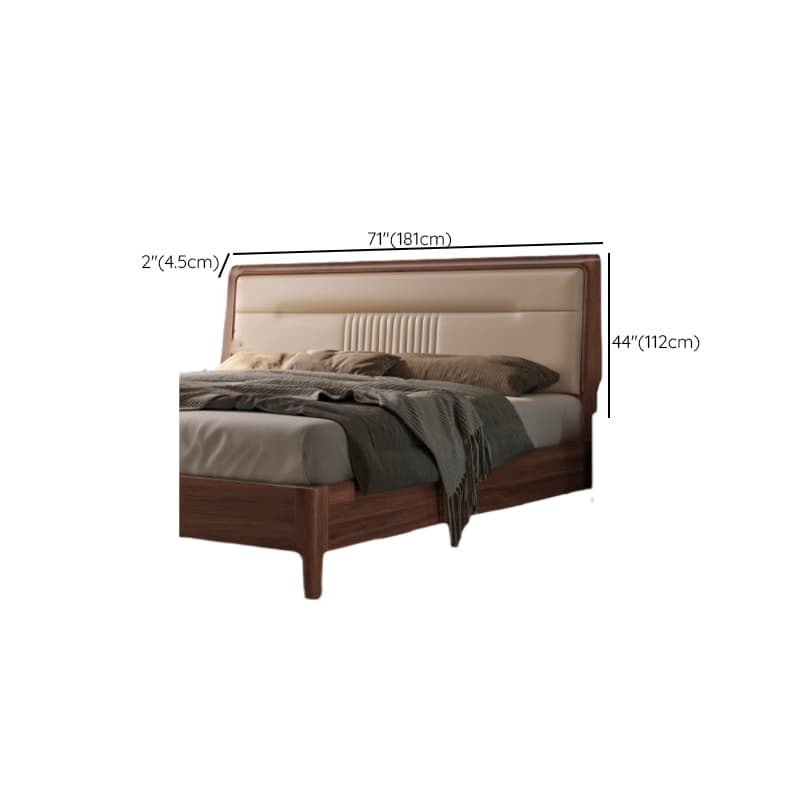Standard（36-55“） Free-standing Standard Rectangle Wood Panel with Sponge Cushion for Full(54"W x 75"L) Bed, No Distressing - image 14