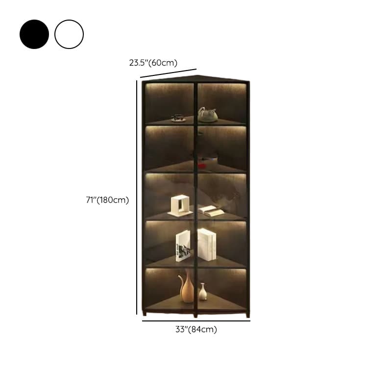 Nook Watertight Scratch-proofed Utility Storage Cabinet with Hutch, Glass-panel Door in Gray/Chalk, Stain Resistant - image 14
